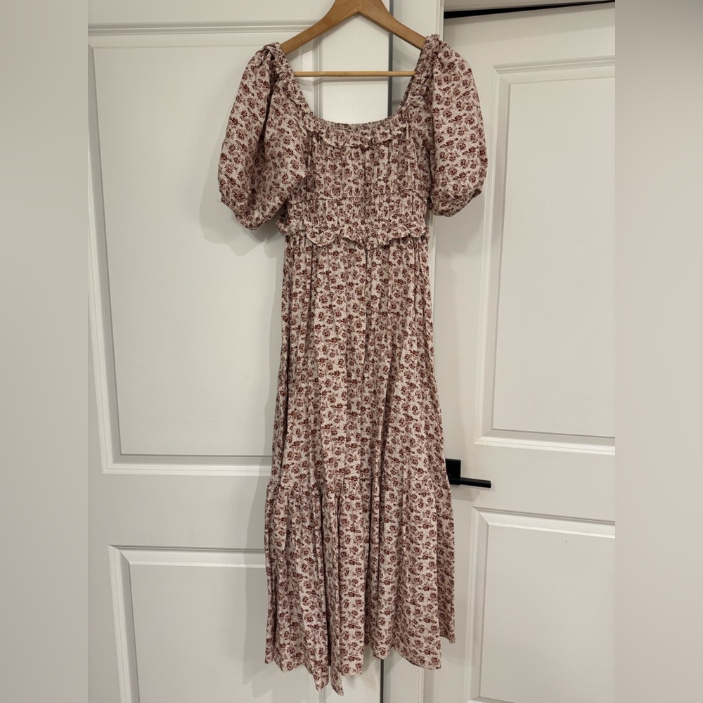 Rylee Cru Tenley dress “red rose” small - Picture 2 of 7
